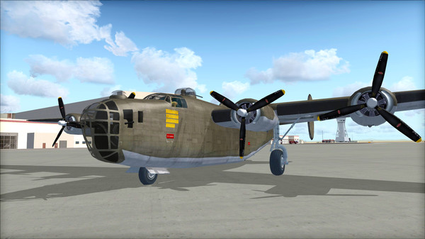 Скриншот из FSX Steam Edition: Consolidated B-24 Liberator Add-On