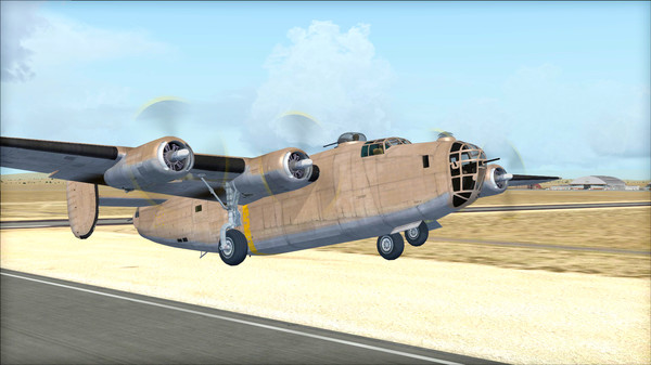 Скриншот из FSX Steam Edition: Consolidated B-24 Liberator Add-On