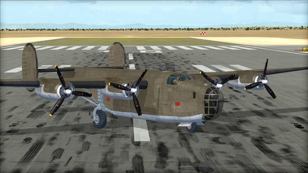 Скриншот из FSX Steam Edition: Consolidated B-24 Liberator Add-On