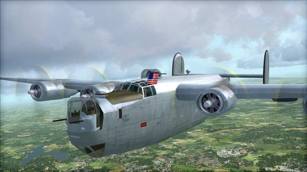 Скриншот из FSX Steam Edition: Consolidated B-24 Liberator Add-On