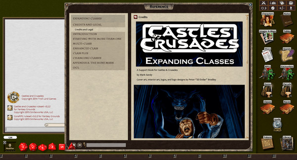 Скриншот из Fantasy Grounds - Expanding Classes (Castles & Crusades)