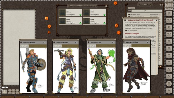 Скриншот из Fantasy Grounds - BASIC01: A Learning Time (5E)
