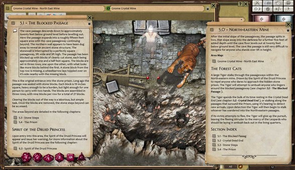 Скриншот из Fantasy Grounds - Compass Point 01: Gnome Crystal Mine (3.5E)