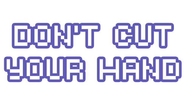 Don't cut your hand Logo