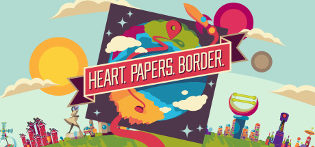 Heart. Papers. Border. cover art