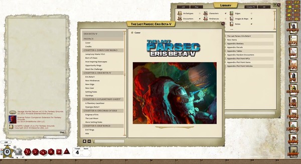 Скриншот из Fantasy Grounds - The Last Parsec: Eris Beta-V (Savage Worlds)