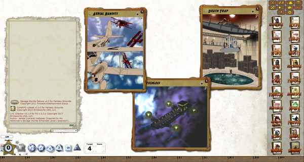 Скриншот из Fantasy Grounds - Daring Tales of Adventure 05: Sky Pirates of the Caribbean (Savage Worlds)