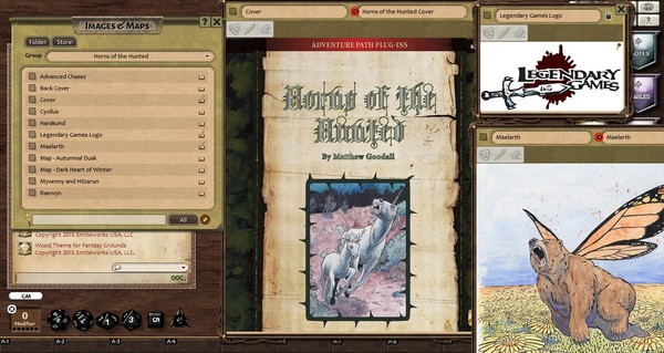 Скриншот из Fantasy Grounds - Horns of the Hunted (PFRPG)