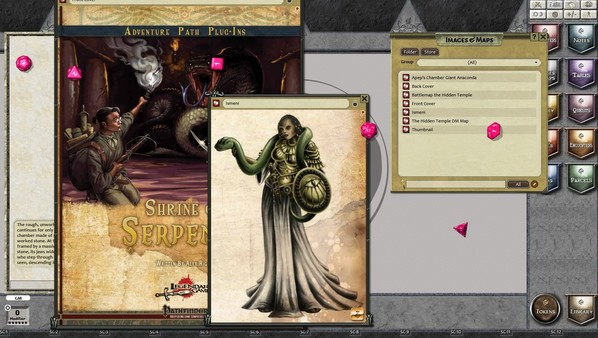Скриншот из Fantasy Grounds - Shrine of Serpents (PFRPG)