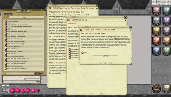 Скриншот из Fantasy Grounds - Shrine of Serpents (PFRPG)