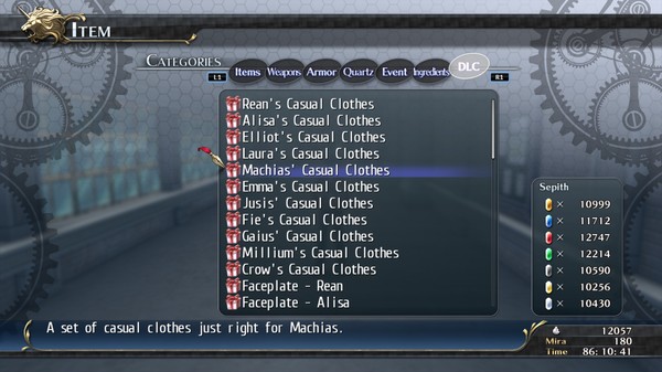 Скриншот из The Legend of Heroes: Trails of Cold Steel - Machias' Casuals