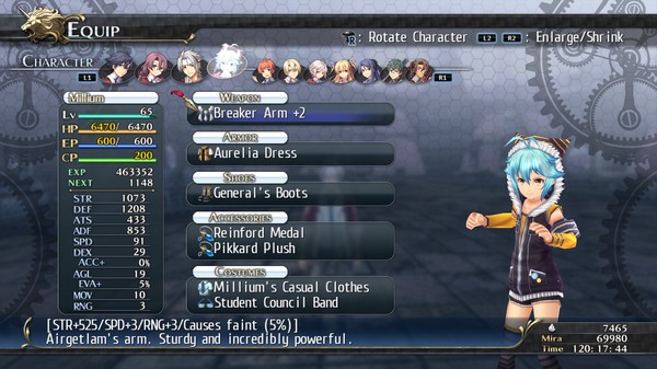 Скриншот из The Legend of Heroes: Trails of Cold Steel - Millium's Casuals