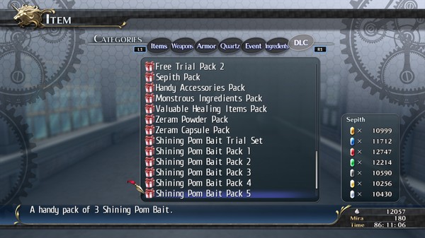 Скриншот из The Legend of Heroes: Trails of Cold Steel - Shining Pom Bait Pack 5