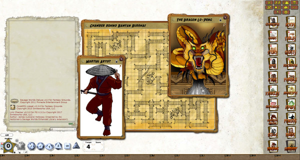 Скриншот из Fantasy Grounds - Daring Tales of Adventure 04: The Talons of LoPeng (Savage Worlds)