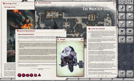 Скриншот из Fantasy Grounds - D&D Tales from the Yawning Portal