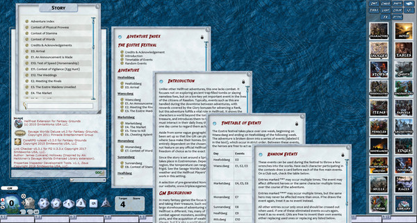 Скриншот из Fantasy Grounds - Hellfrost: The Eostre Festival (Savage Worlds)