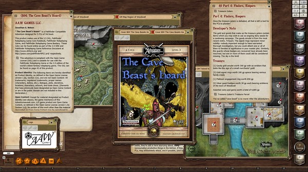 Скриншот из Fantasy Grounds - B04 The Cave Beast Hoard (PFRPG)