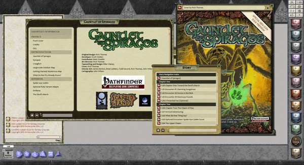 Скриншот из Fantasy Grounds - Gauntlet of Spiragos (PFRPG)