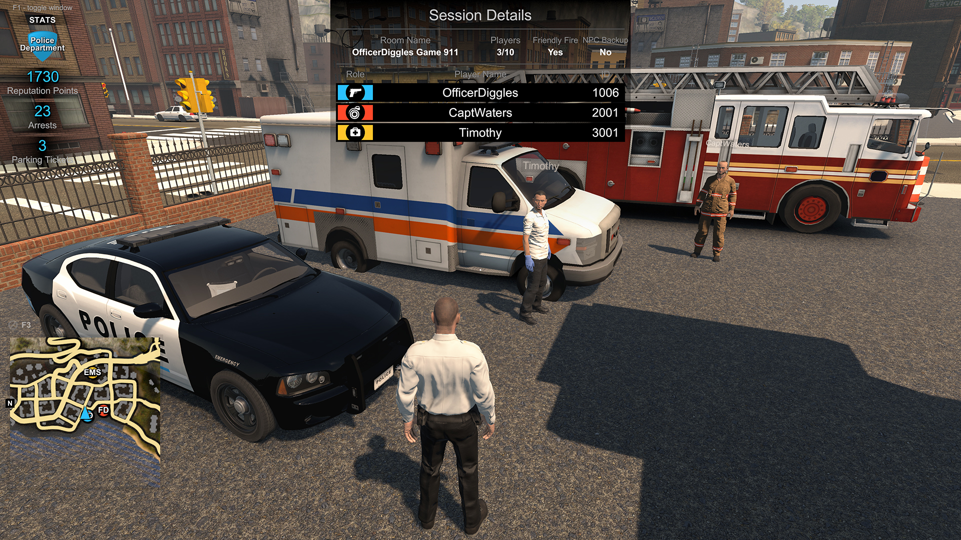 Flashing Lights - Police, Firefighting, Emergency Services Simulator