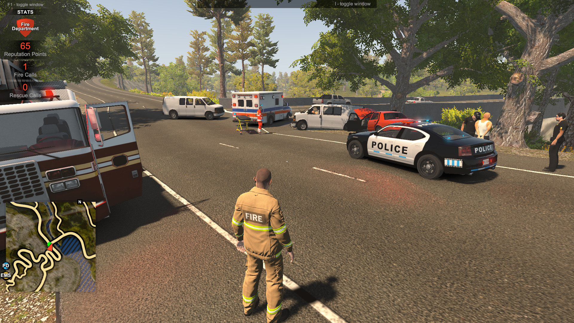 Flashing Lights - Police Fire EMS full version game for pc