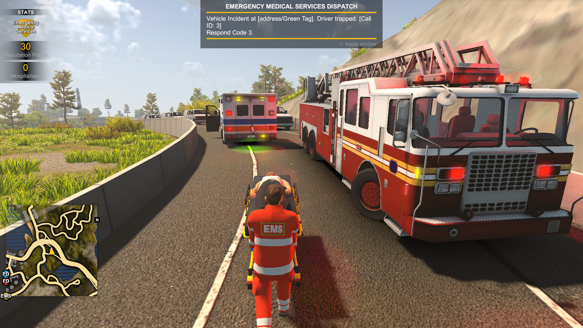 Flashing Lights - Police Fire EMS full version game for pc