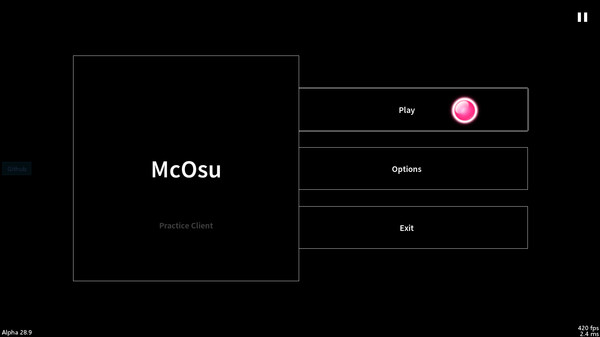 Скриншот из McOsu