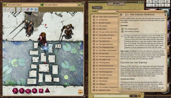 Скриншот из Fantasy Grounds - Compass Point 02 - Cult of the Iron Mask (3.5E)