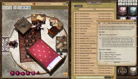 Скриншот из Fantasy Grounds - Compass Point 02 - Cult of the Iron Mask (3.5E)