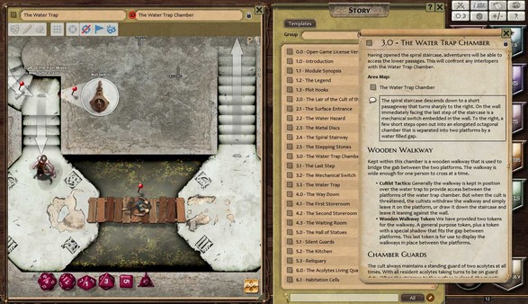 Скриншот из Fantasy Grounds - Compass Point 02 - Cult of the Iron Mask (3.5E)