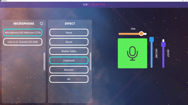 VRCURATOR minimum requirements