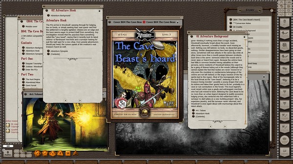 Скриншот из Fantasy Grounds - B04 The Cave Beast Hoard (5E)