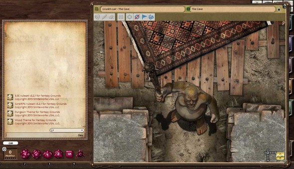 Скриншот из Fantasy Grounds - Compass Point 04 - Grunk's Lair (3.5E)