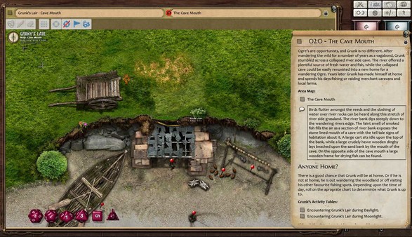 Скриншот из Fantasy Grounds - Compass Point 04 - Grunk's Lair (3.5E)