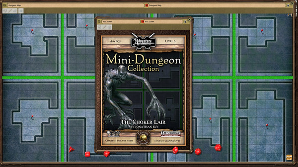 Скриншот из Fantasy Grounds - Mini-Dungeon #025: The Choker Lair (PFRPG)