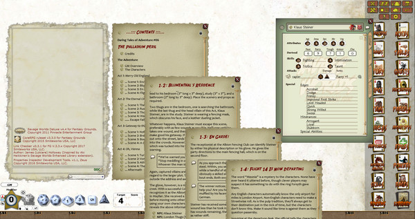 Скриншот из Fantasy Grounds - Daring Tales of Adventure 06: The Palladium Peril (Savage Worlds)