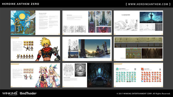 Скриншот из Heroine Anthem Zero - Art Book