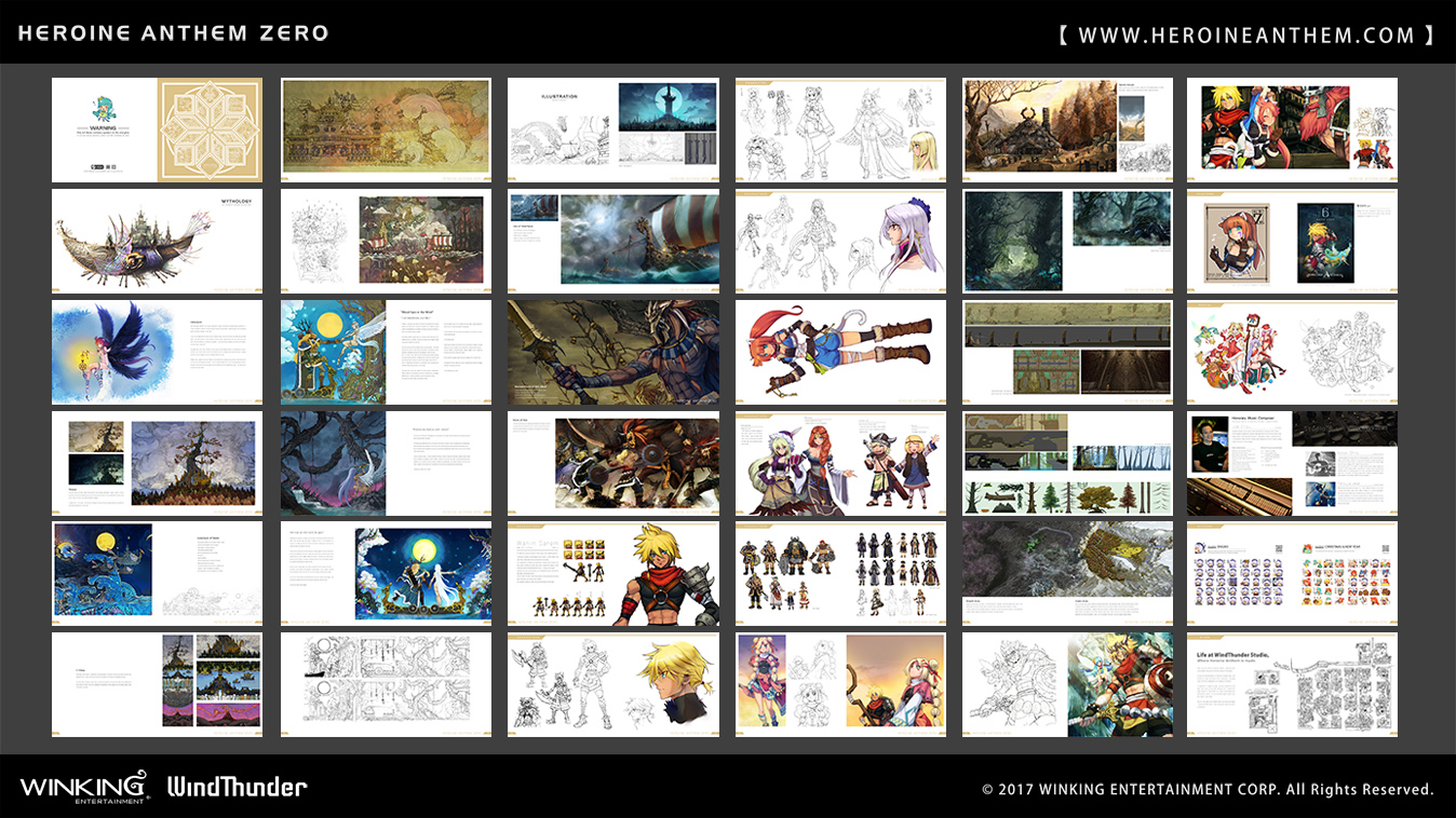 Heroine Anthem Zero - Art Book Download Heroine Anthem Zero - Art Book Download