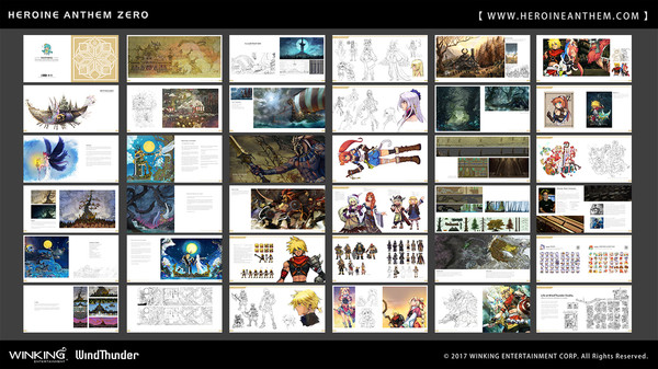Скриншот из Heroine Anthem Zero - Art Book