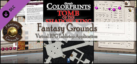 Fantasy Grounds - 0 one's Colorprints #1: Tomb of the Shadow King (Map Pack)