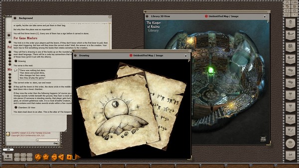 Скриншот из Fantasy Grounds - Black Scroll Games - The Keeper of Realms (Map Pack)