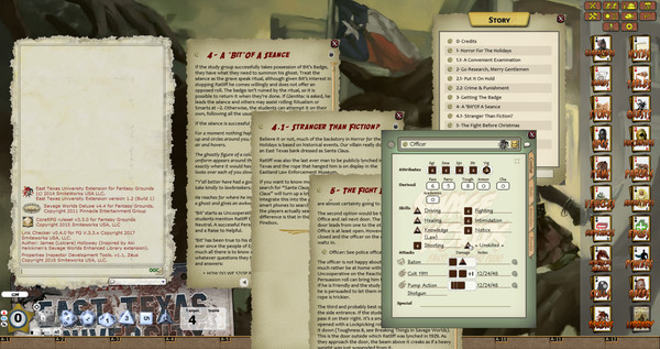 Скриншот из Fantasy Grounds - ETU: Horror for the Holidays (Savage Worlds)