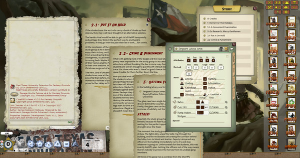 Скриншот из Fantasy Grounds - ETU: Horror for the Holidays (Savage Worlds)
