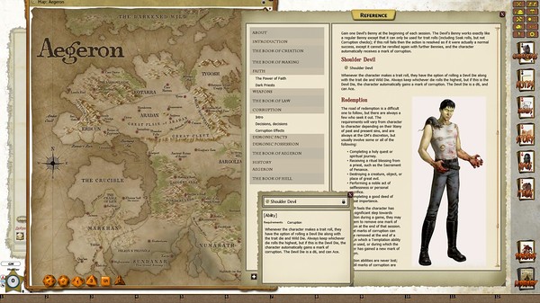 Скриншот из Fantasy Grounds - Codex Infernus: The Savage Guide to Hell (Savage Worlds)