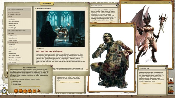 Скриншот из Fantasy Grounds - Codex Infernus: The Savage Guide to Hell (Savage Worlds)