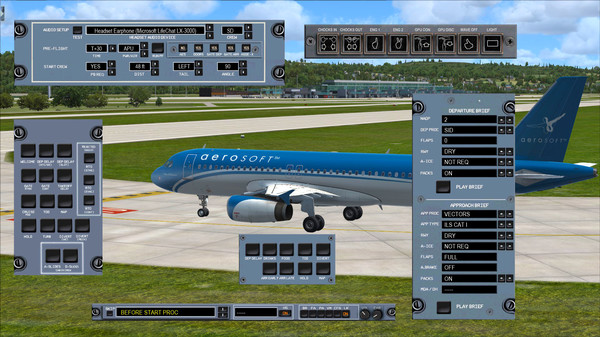 Скриншот из FSX: Steam Edition - FS2Crew Airbus Tools