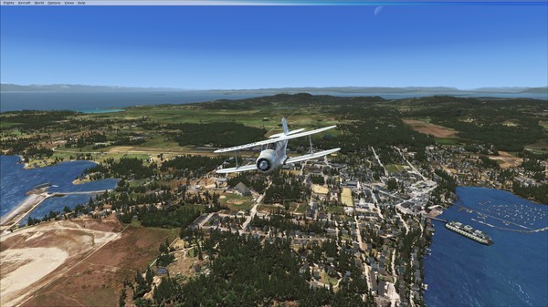 Скриншот из FSX: Steam Edition - Beechcraft® D17 Staggerwing