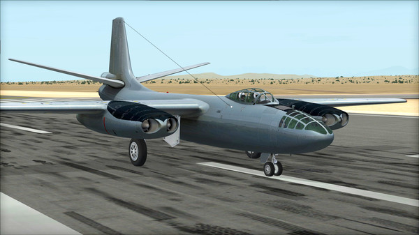 Скриншот из FSX Steam Edition: North American B-45 Tornado Add-On