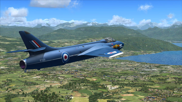 Скриншот из FSX Steam Edition: Hawker Hunter F.6⁄FGA.9 Add-On