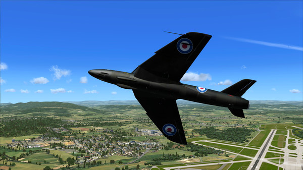 Скриншот из FSX Steam Edition: Hawker Hunter F.6⁄FGA.9 Add-On