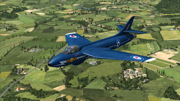 Скриншот из FSX Steam Edition: Hawker Hunter F.6⁄FGA.9 Add-On